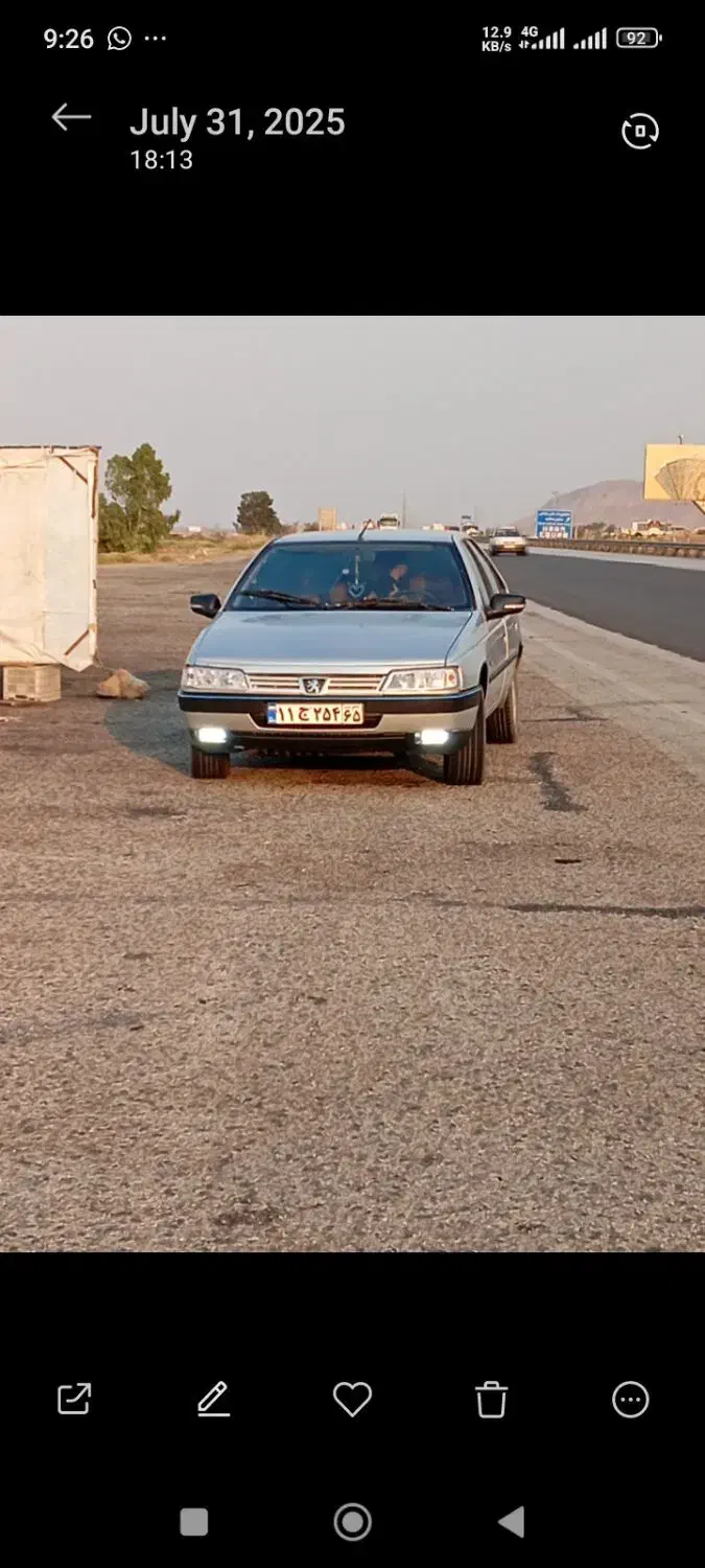 پژو 405 GLX - دوگانه سوز - 1385