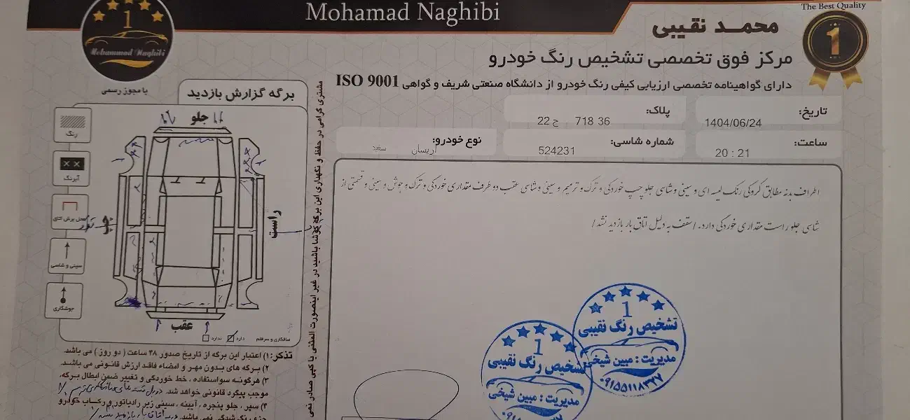 آریسان معمولی دوگانه سوز - 1395