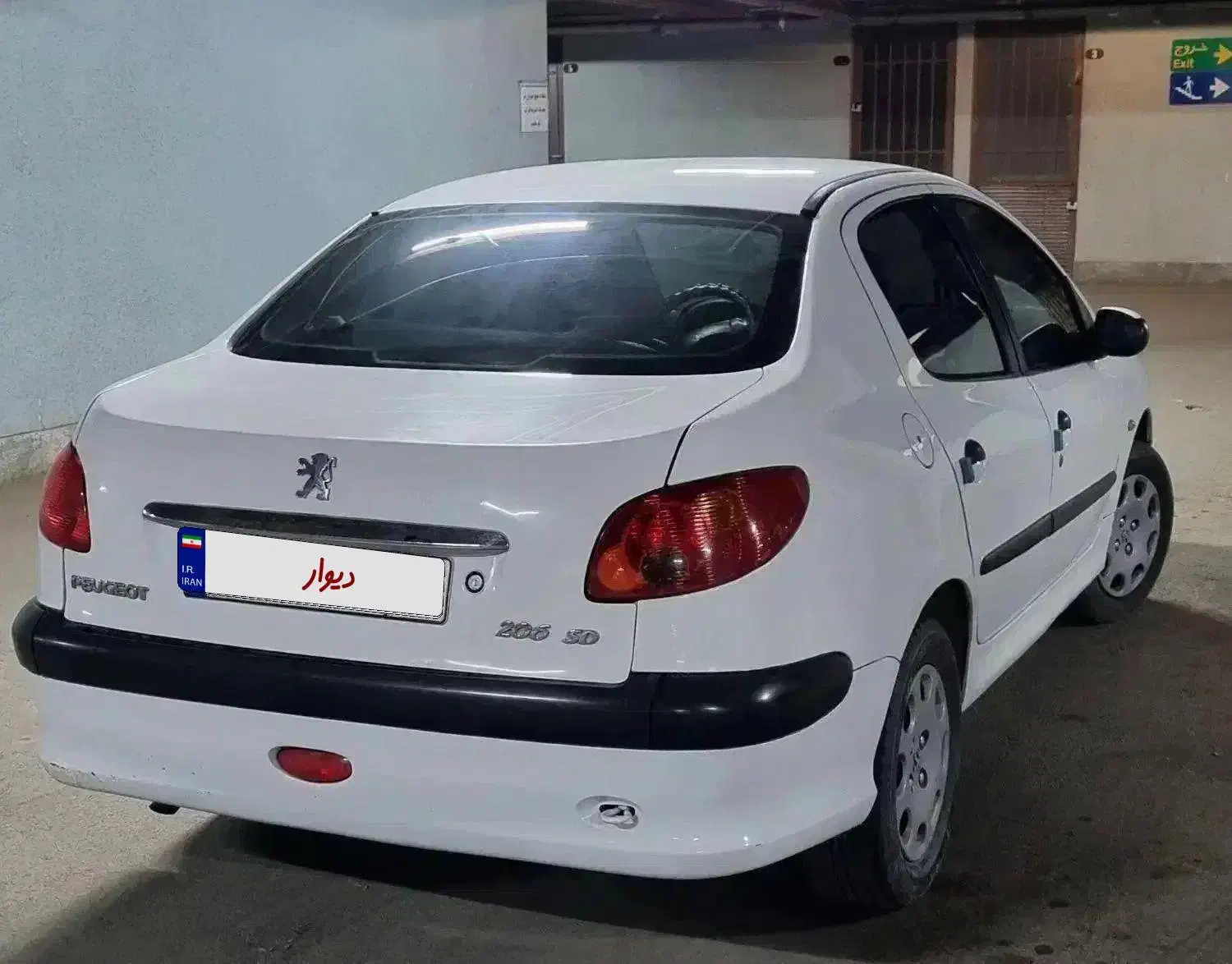پژو ۲۰۶ صندوق دار v20 - 1390