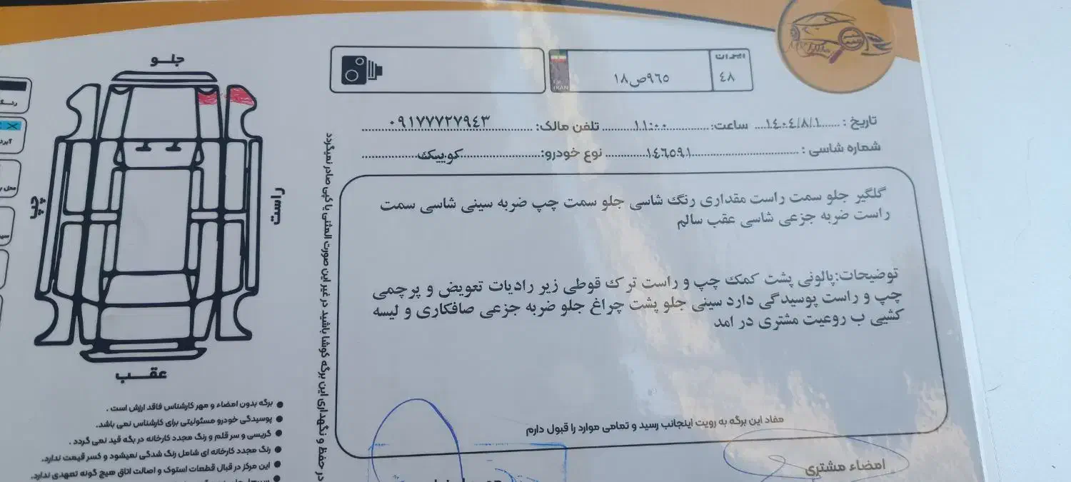 کوییک معمولی دنده‌ای - 1401