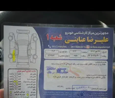 پژو 206 تیپ 2 - 1389