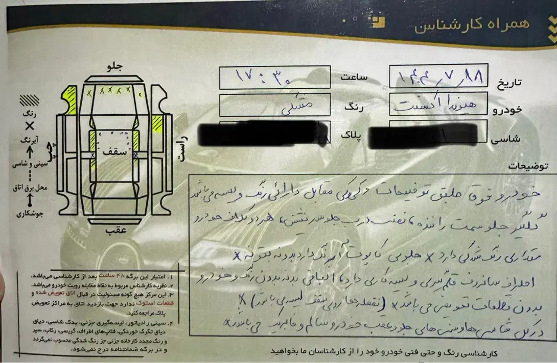 هیوندای اکسنت(کرمان خودرو) اتوماتیک - 1397