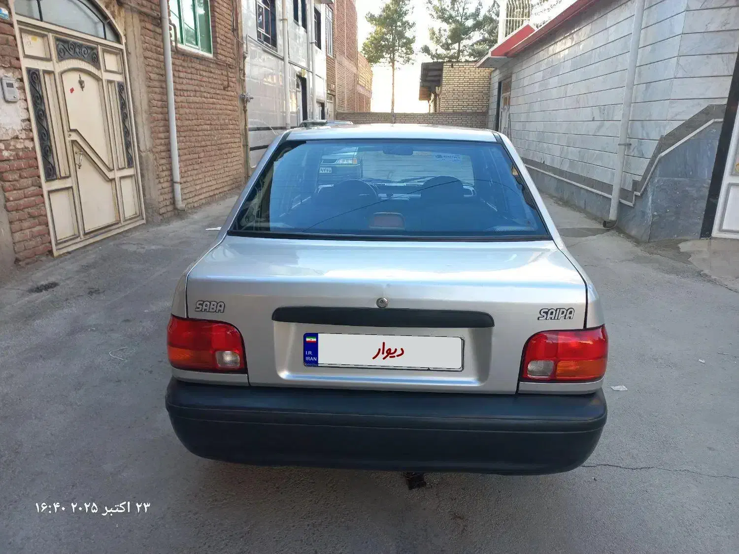 پراید صبا بنزینی - 1387