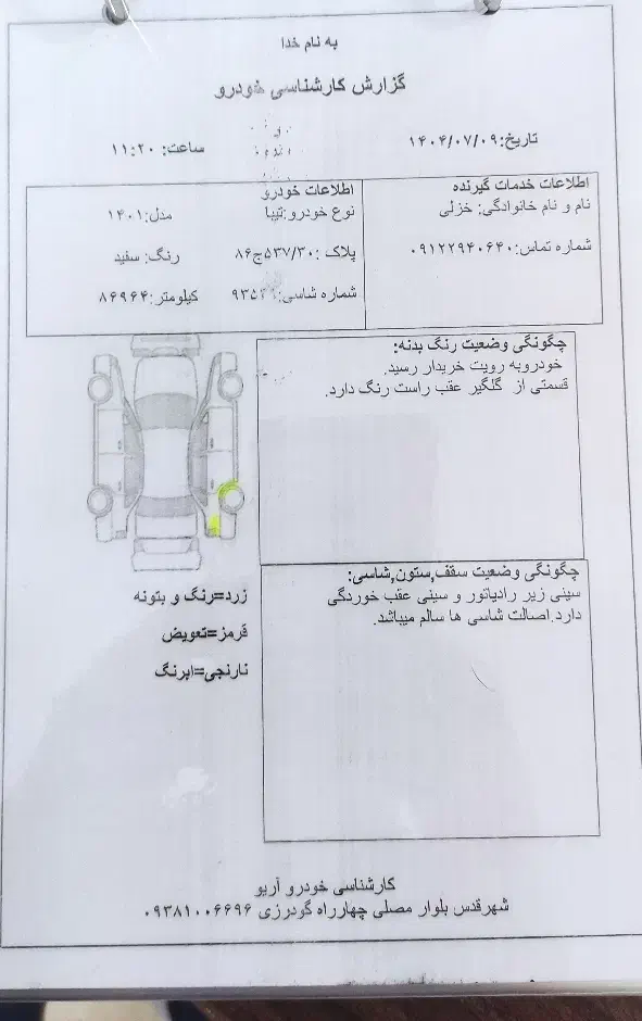 تیبا صندوق دار SX - 1401