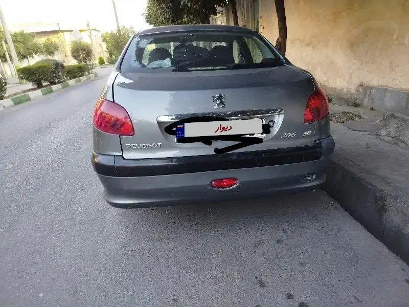 پژو ۲۰۶ صندوق دار v8 - 1386