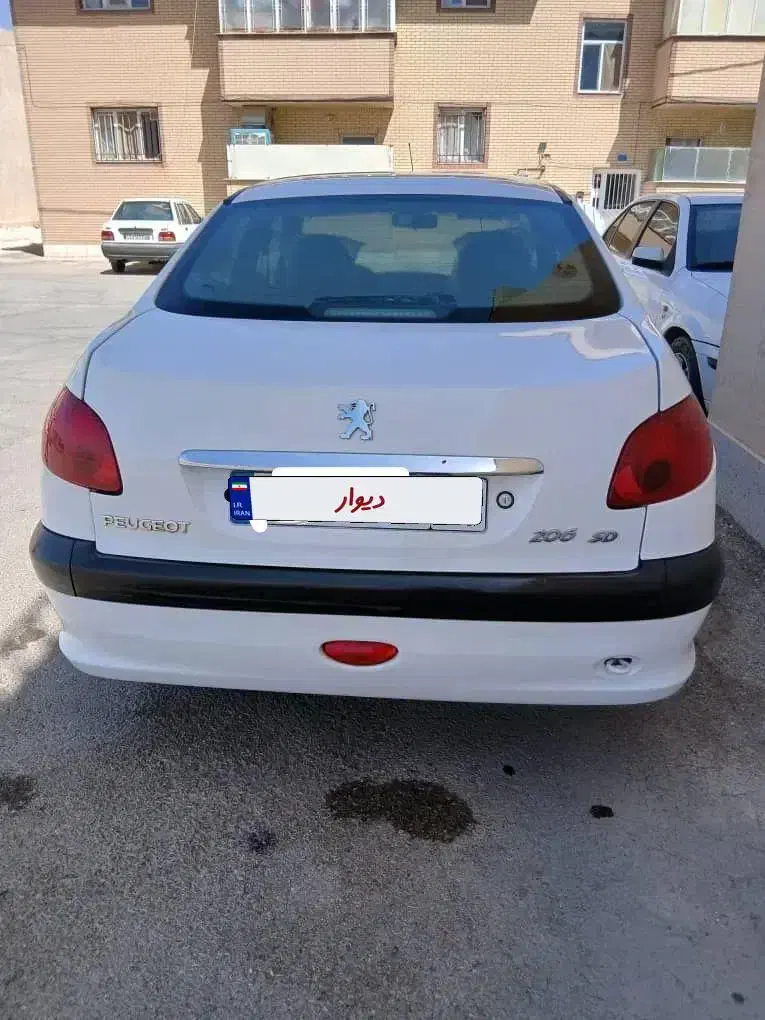 پژو ۲۰۶ صندوق دار v20 - 1389