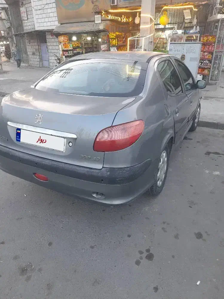پژو ۲۰۶ صندوق دار v8 - 1386