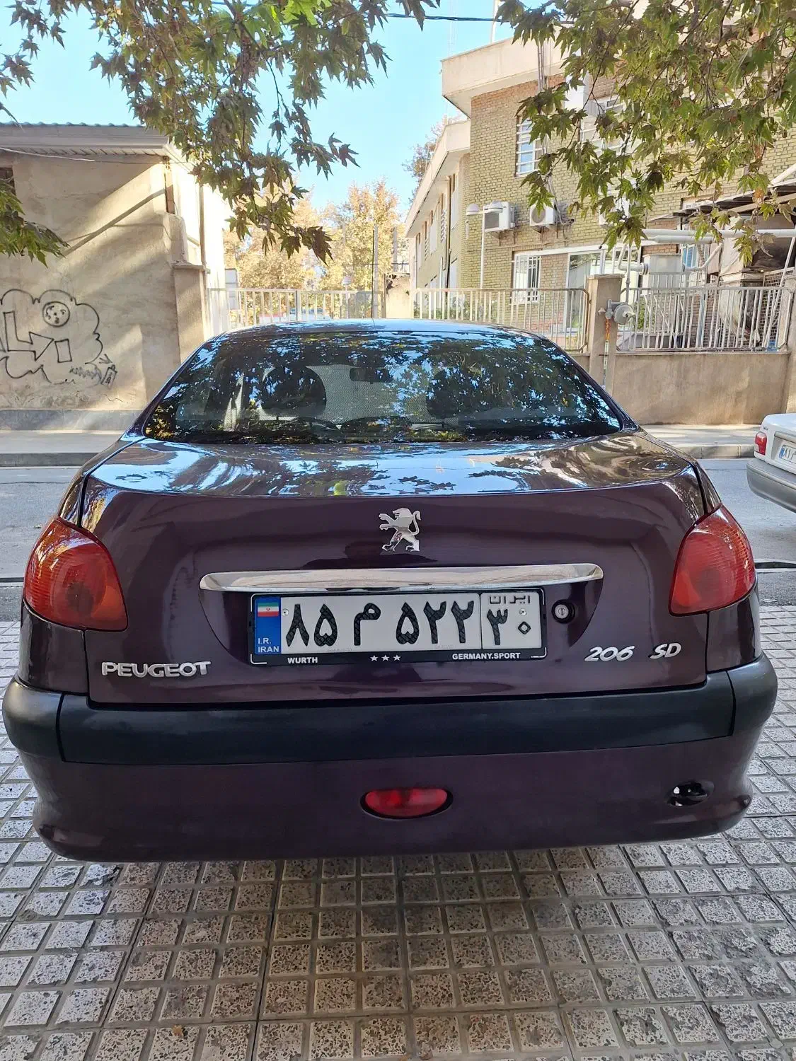 پژو ۲۰۶ صندوق دار v20 - 1390