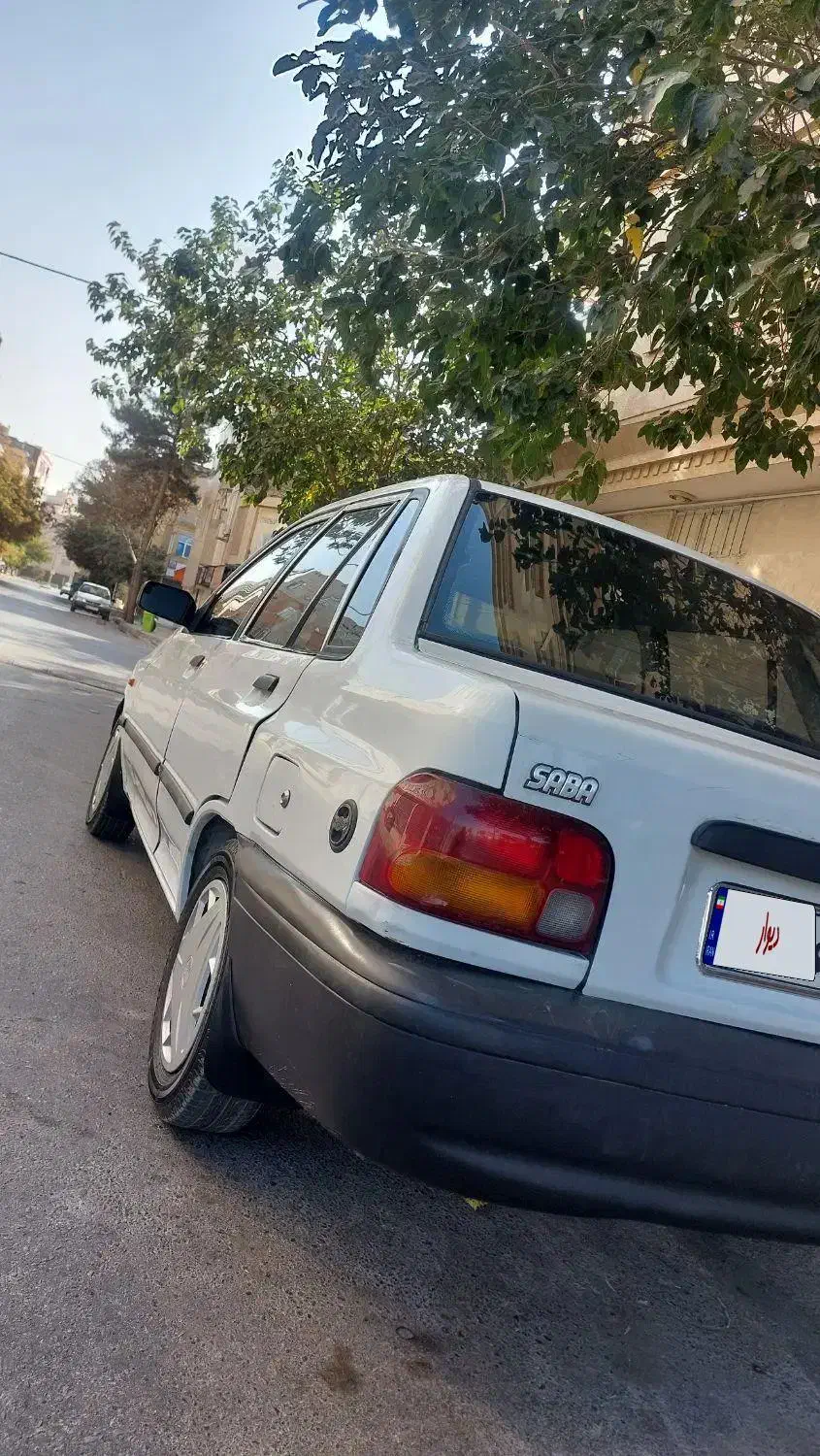 پراید صبا بنزینی - 1386