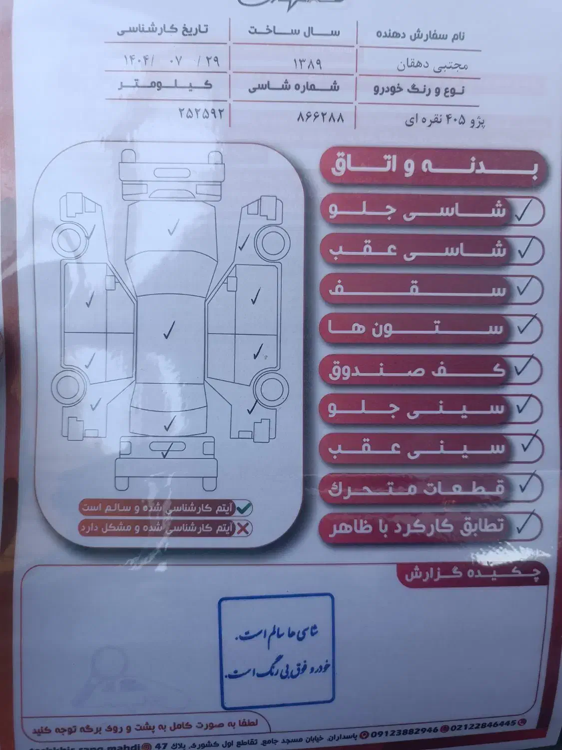 پژو 405 SLX بنزینی  XU7 - 1389