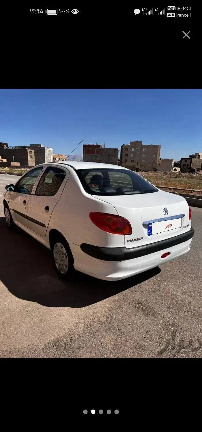 پژو ۲۰۶ صندوق دار v8 - 1393