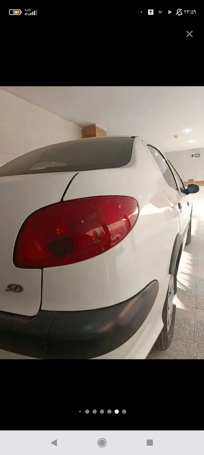 پژو ۲۰۶ صندوق دار v8 - 1396