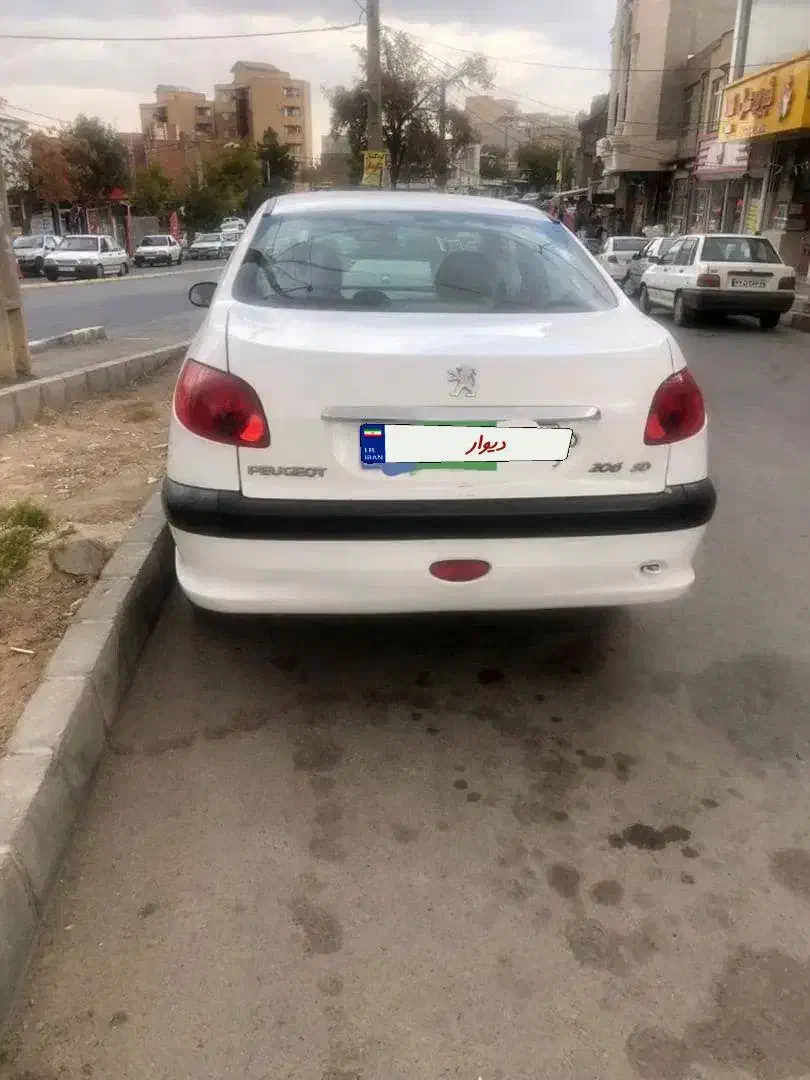 پژو ۲۰۶ صندوق دار v20 - 1391
