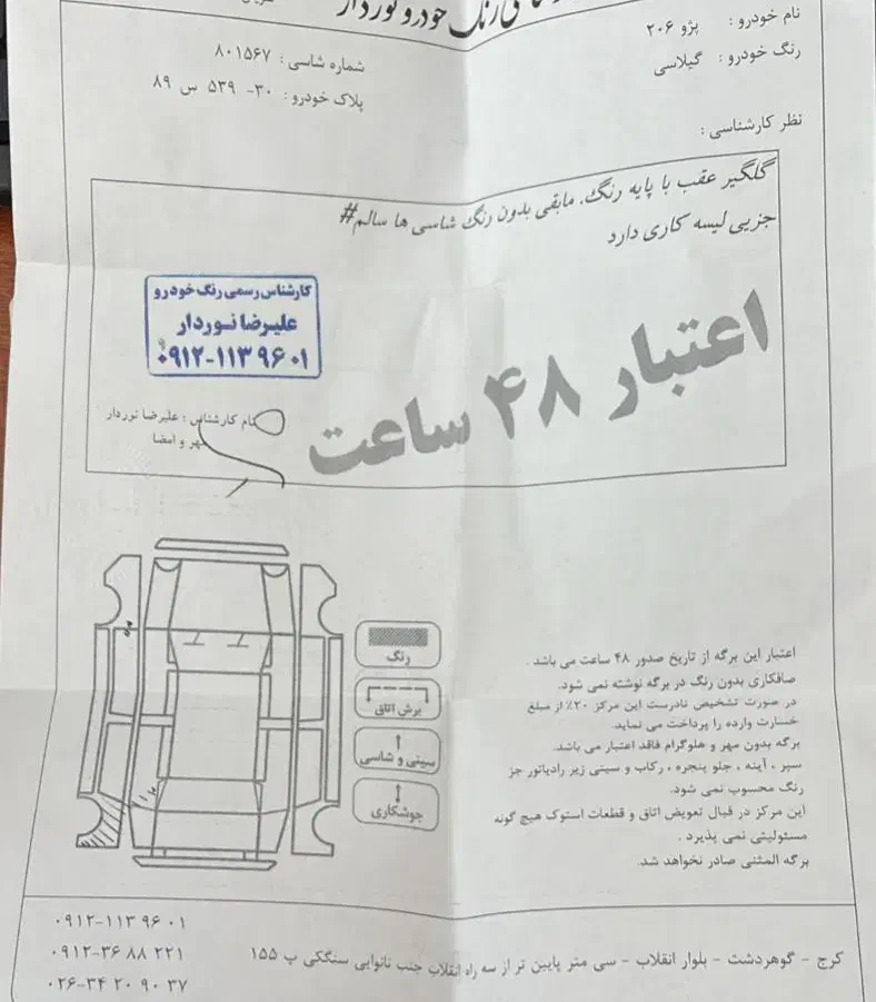 پژو 206 تیپ 2 - 1395