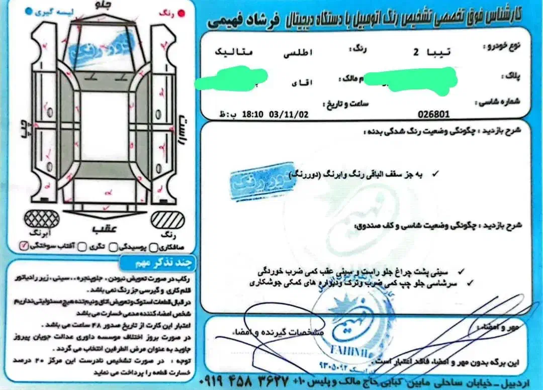 تیبا 2 EX رینگ آلومینیومی - 1394