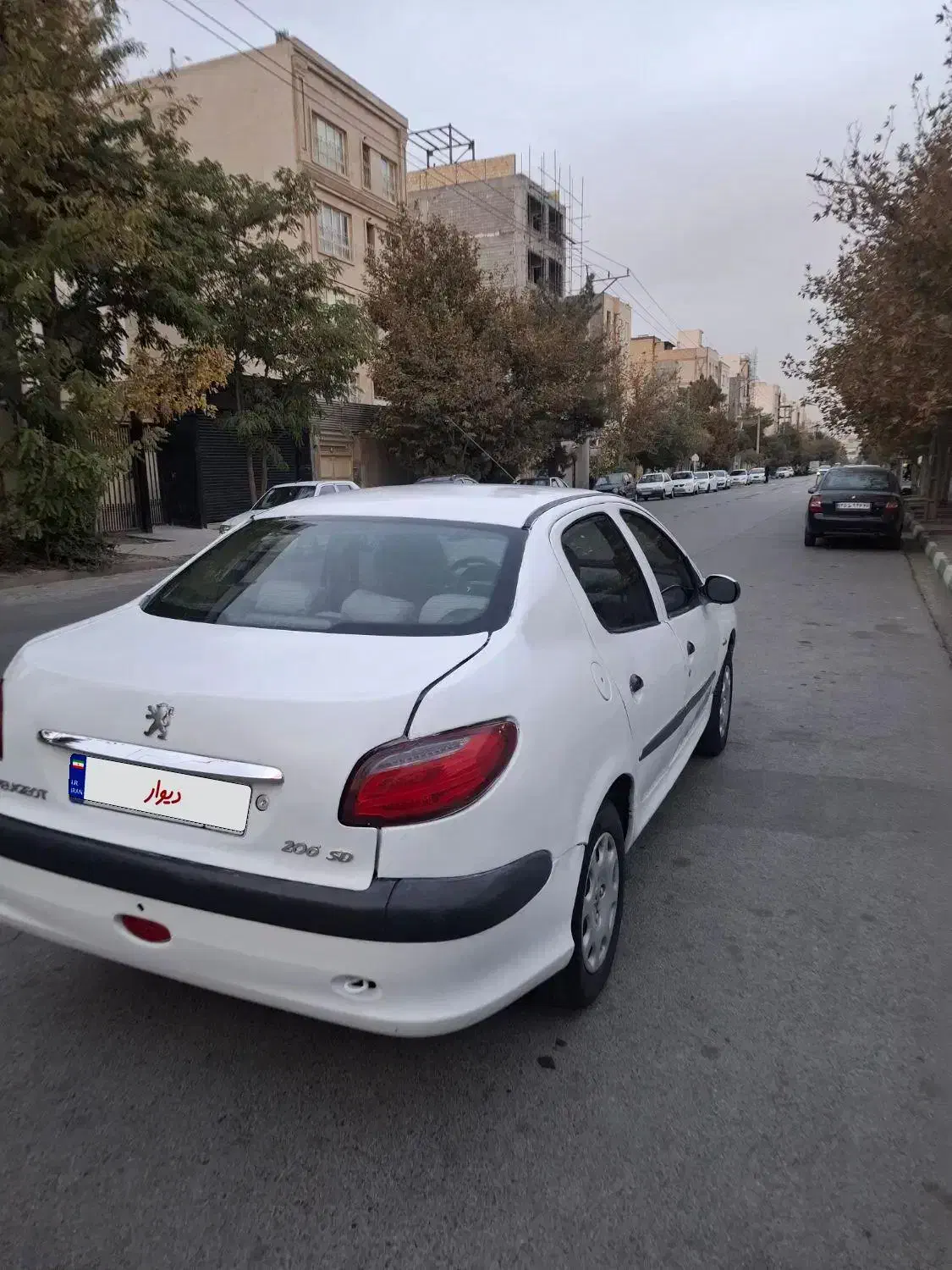 پژو ۲۰۶ صندوق دار v8 - 1387