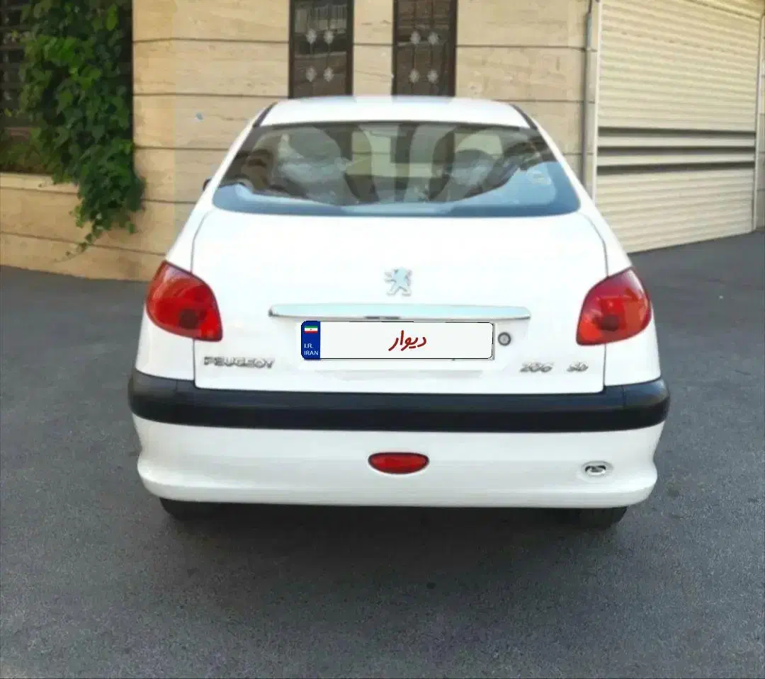 پژو ۲۰۶ صندوق دار v8 - 1388