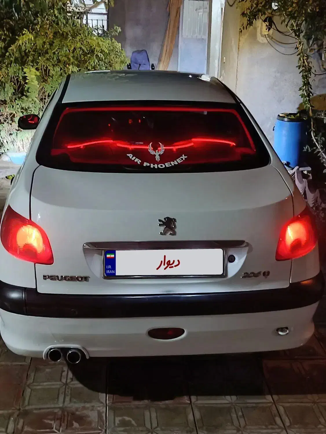 پژو ۲۰۶ صندوق دار v8 - 1395
