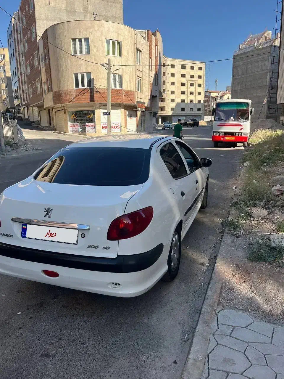 پژو ۲۰۶ صندوق دار v8 - 1389