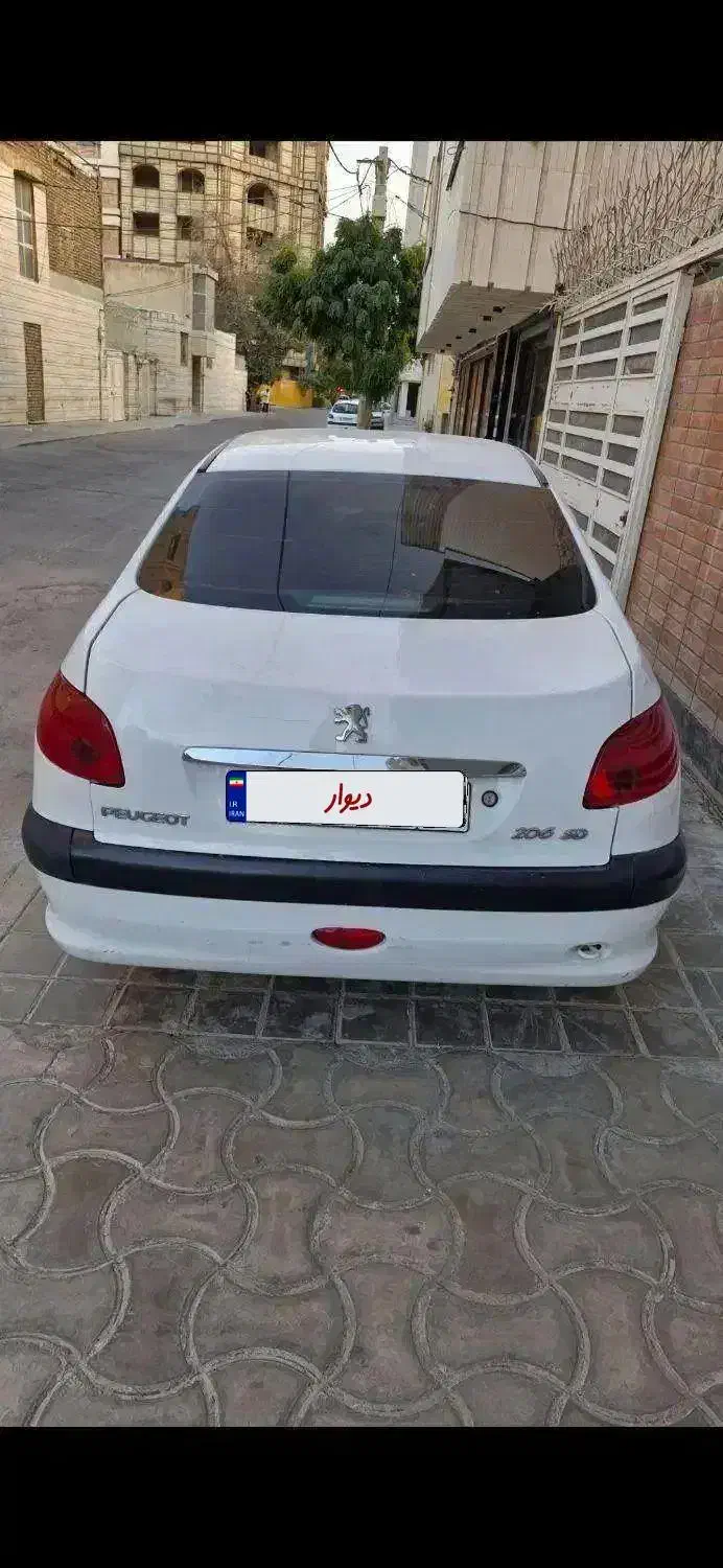 پژو ۲۰۶ صندوق دار v20 - 1390