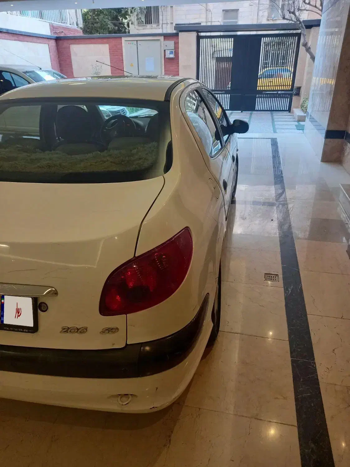 پژو ۲۰۶ صندوق دار v8 - 1387