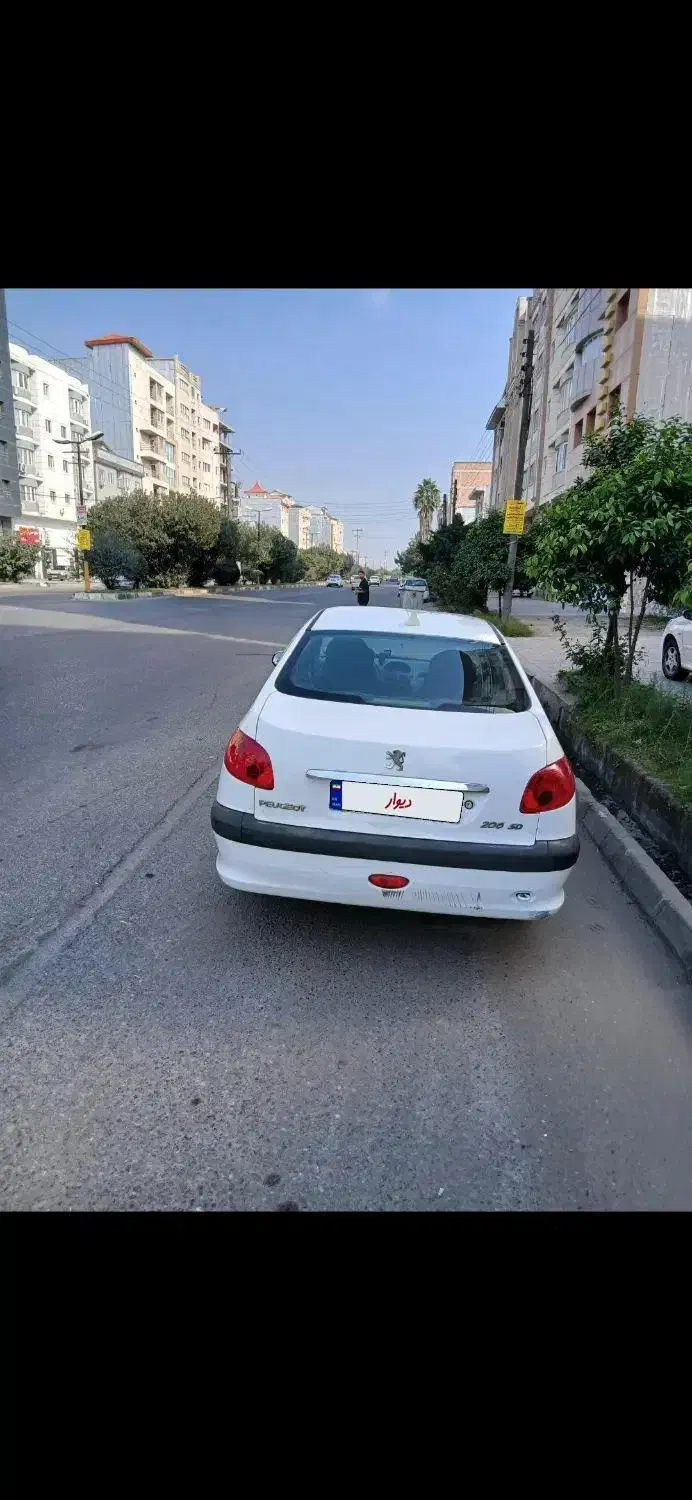پژو ۲۰۶ صندوق دار v20 - 1389