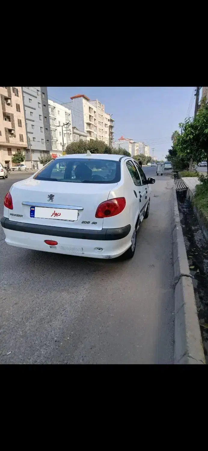 پژو ۲۰۶ صندوق دار v20 - 1389
