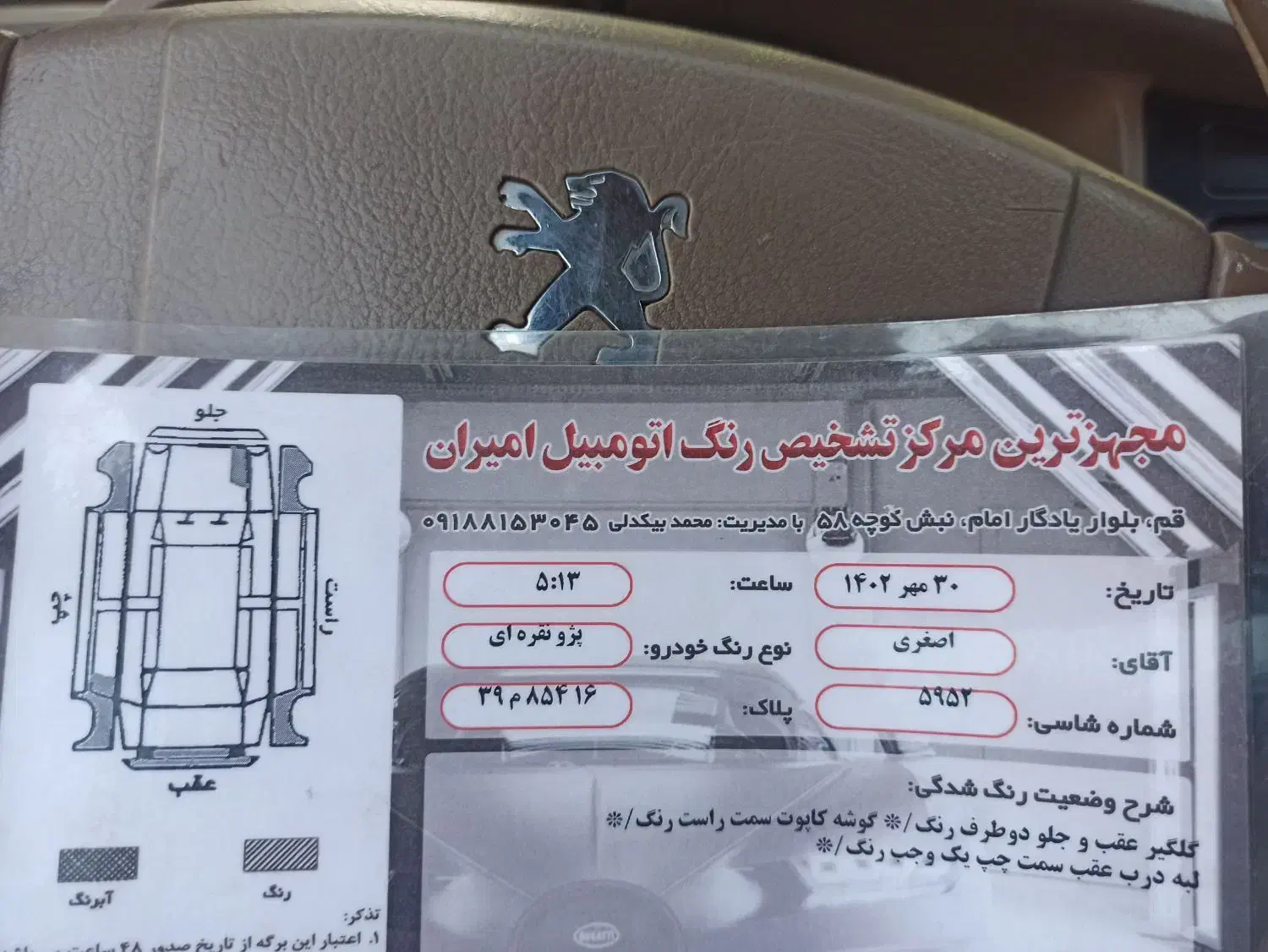 پژو 405 GLX - دوگانه سوز - 1391