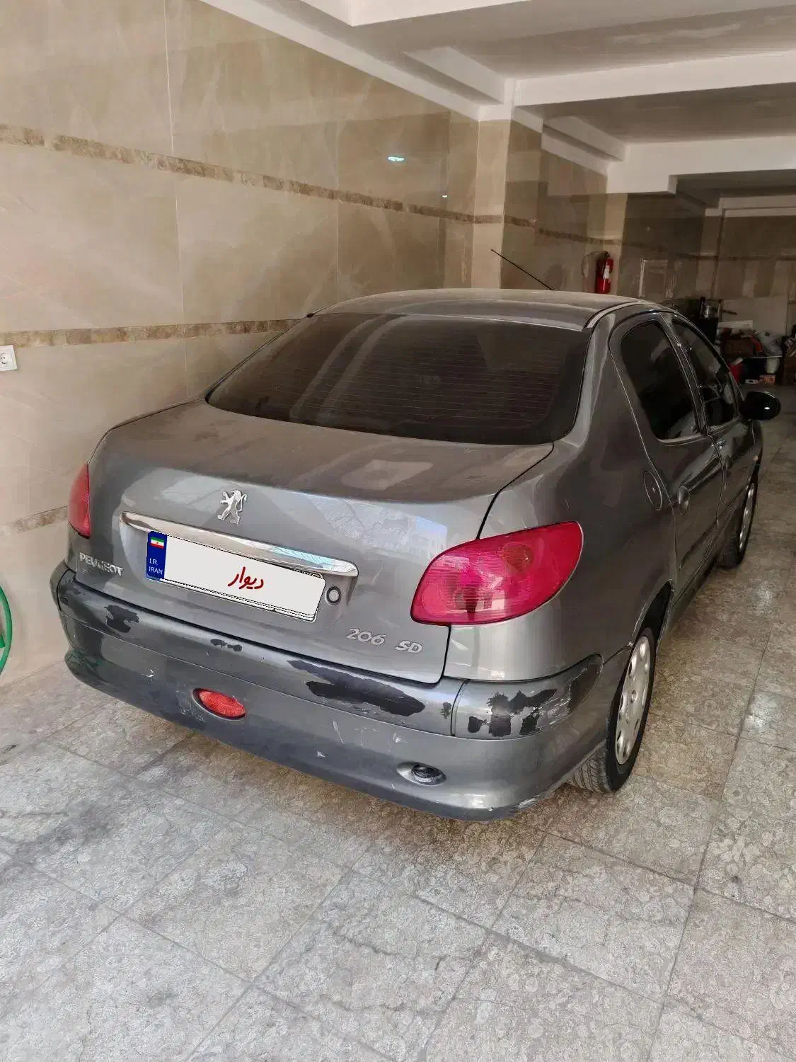 پژو ۲۰۶ صندوق دار v1 - 1389