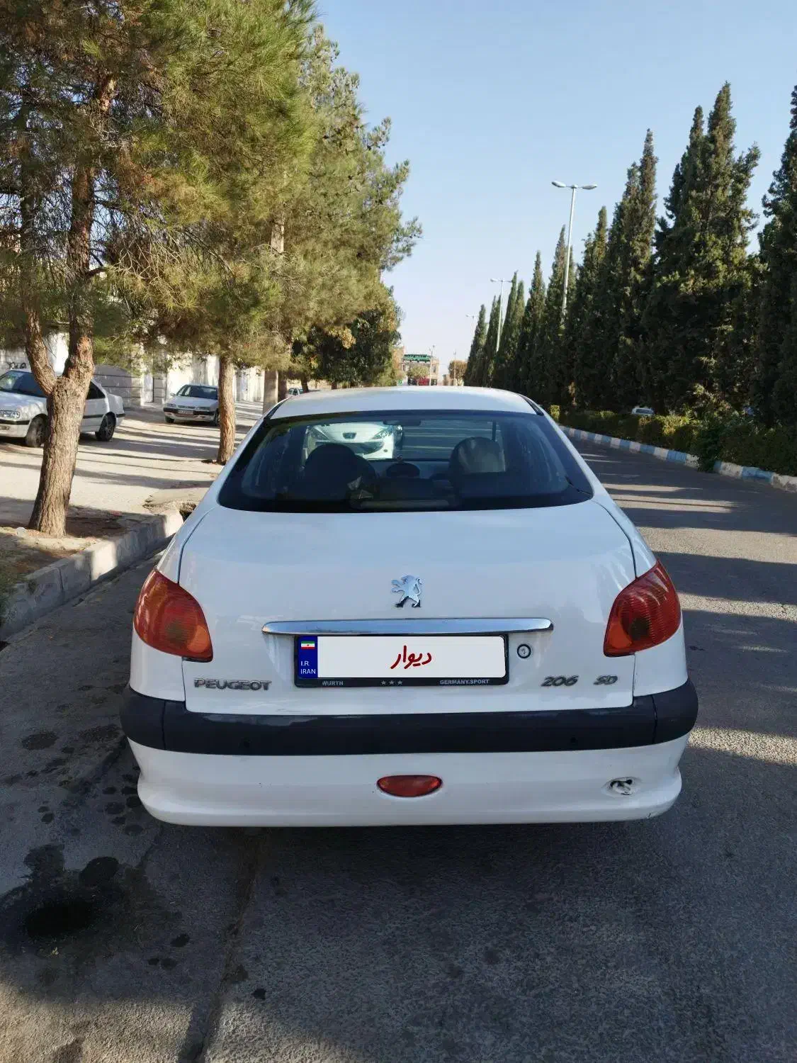 پژو ۲۰۶ صندوق دار v8 - 1393