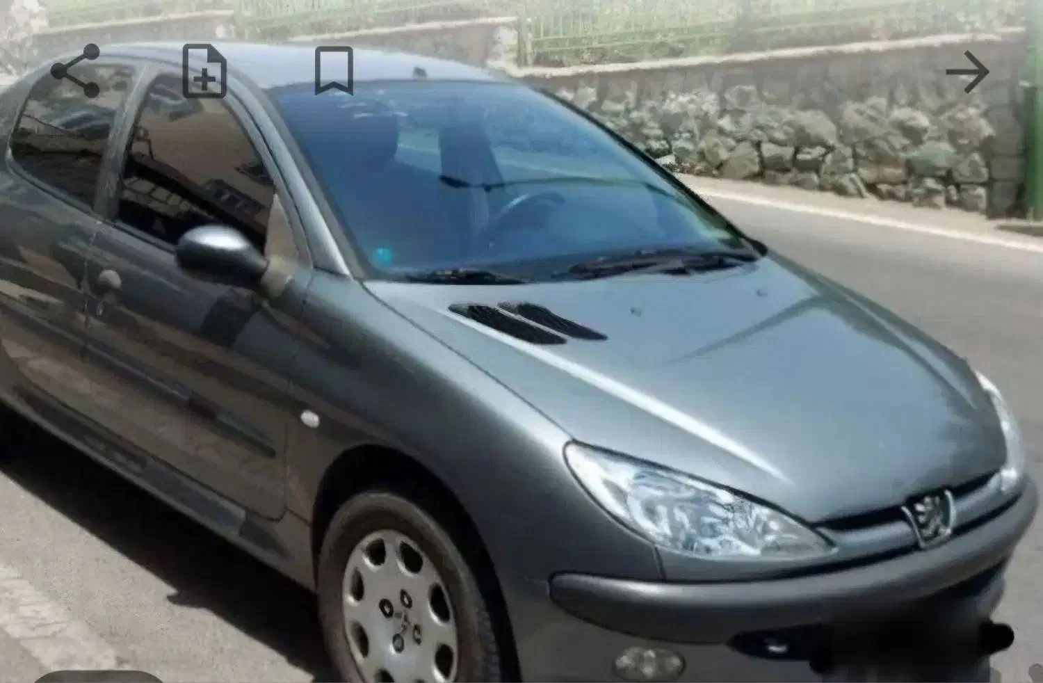 پژو ۲۰۶ صندوق دار v8 - 1398