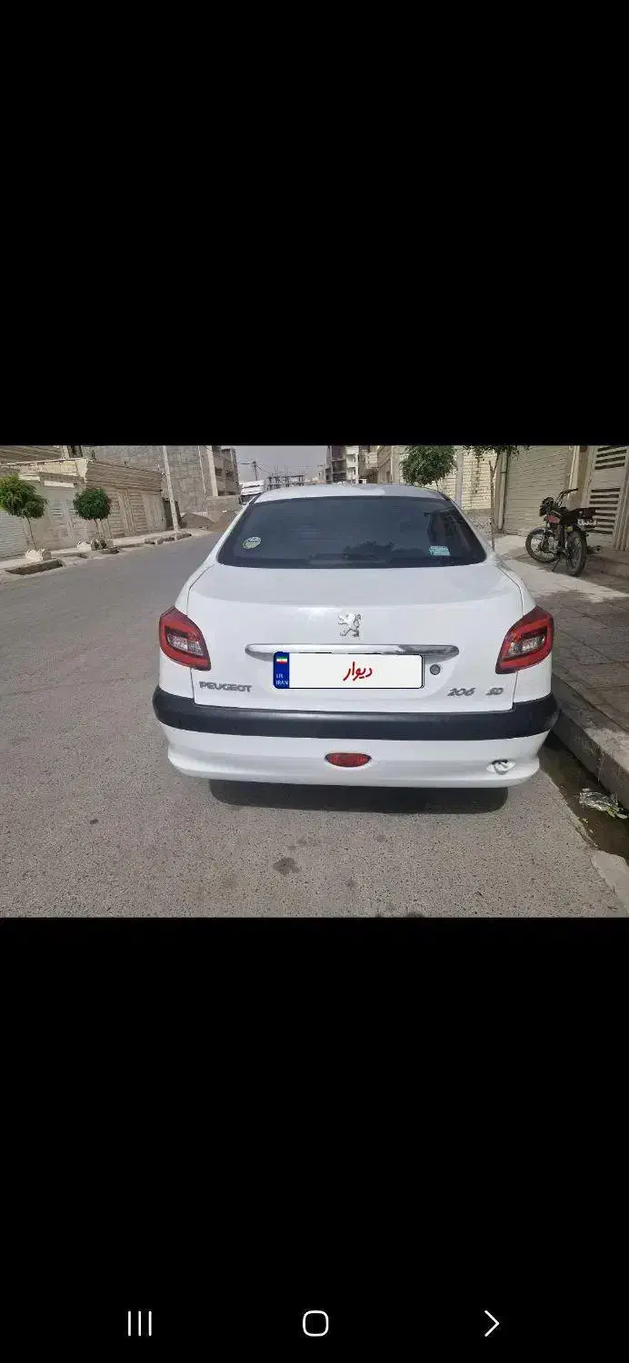 پژو ۲۰۶ صندوق دار v8 - 1397