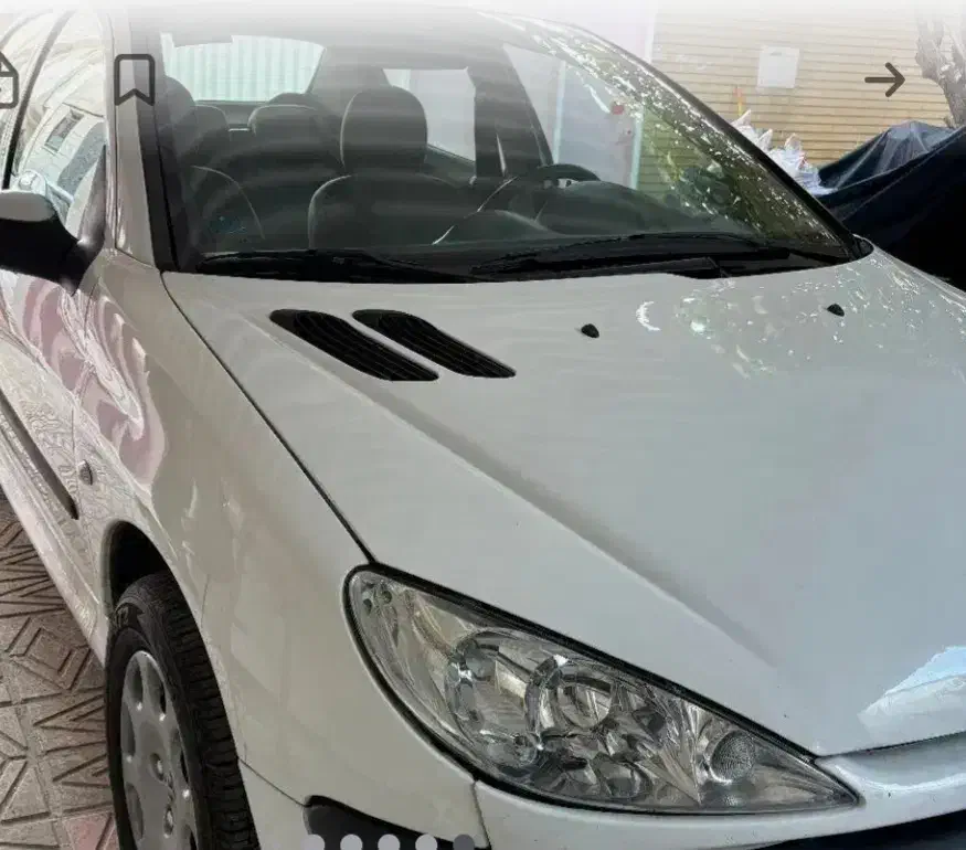 پژو ۲۰۶ صندوق دار v8 - 1396