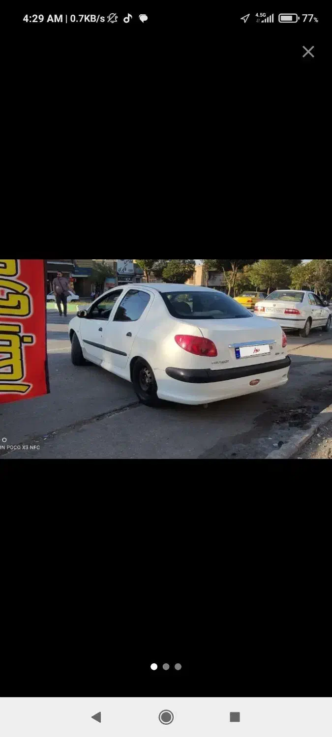پژو ۲۰۶ صندوق دار v8 - 1389