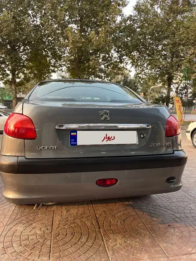 پژو ۲۰۶ صندوق دار v1 - 1386