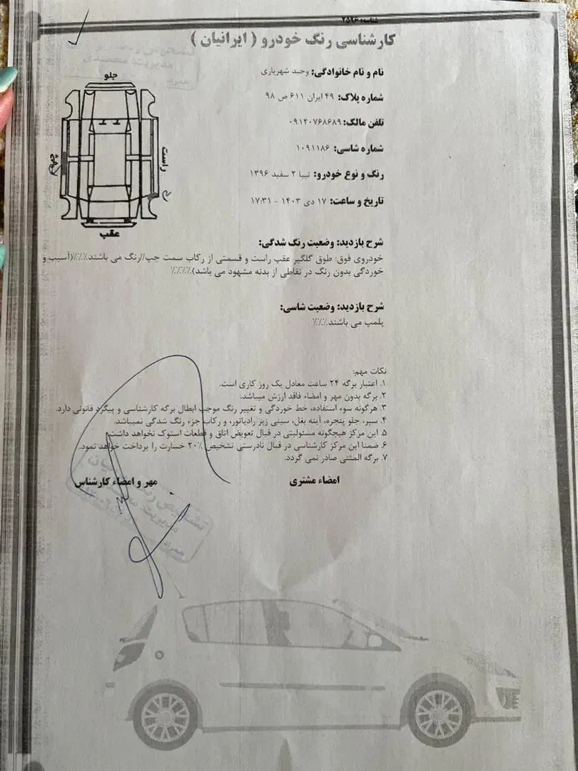 تیبا 2 EX رینگ آلومینیومی - 1396