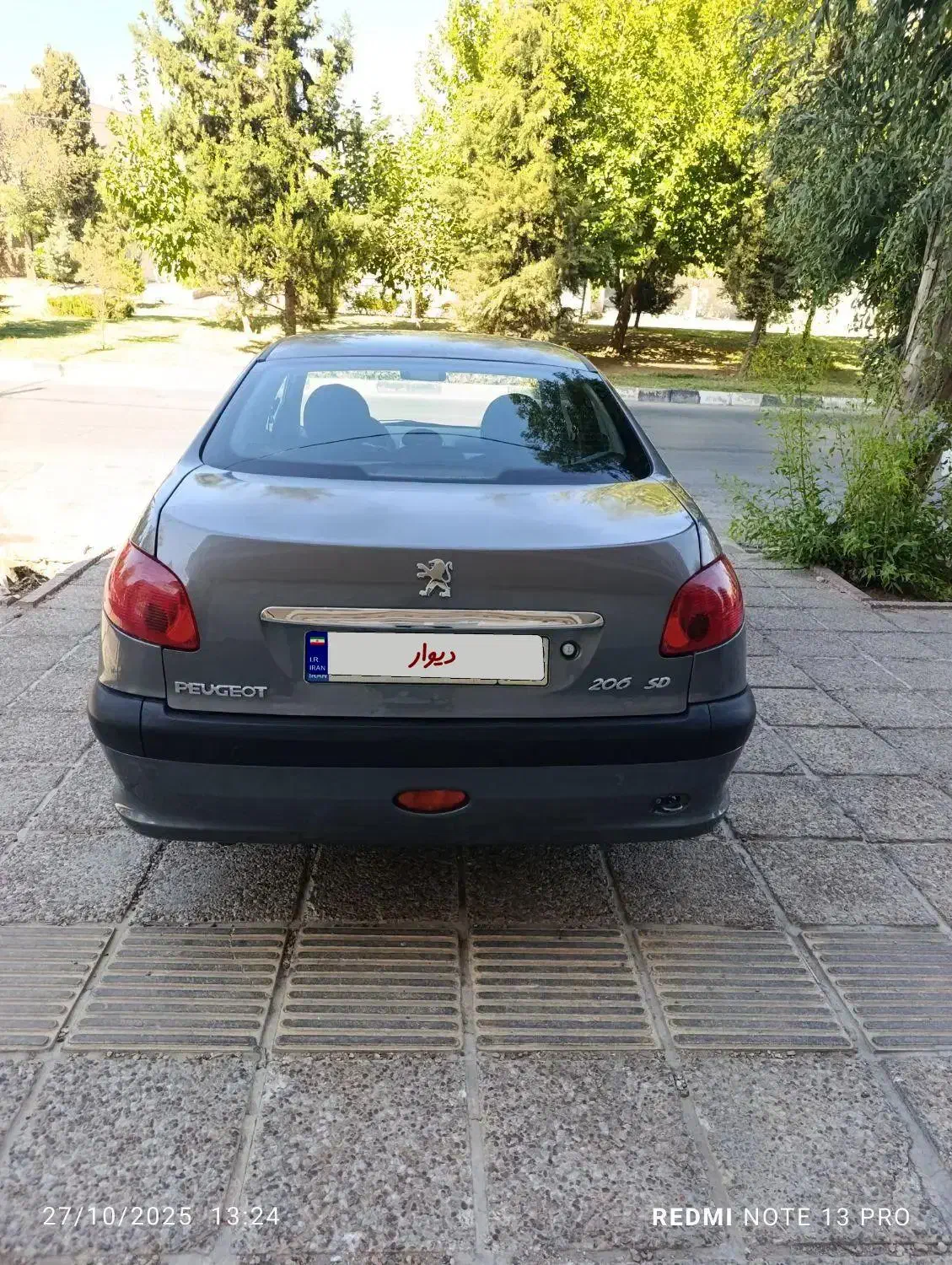 پژو ۲۰۶ صندوق دار v8 - 1395