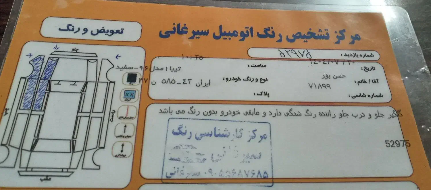تیبا صندوق دار SL - 1396