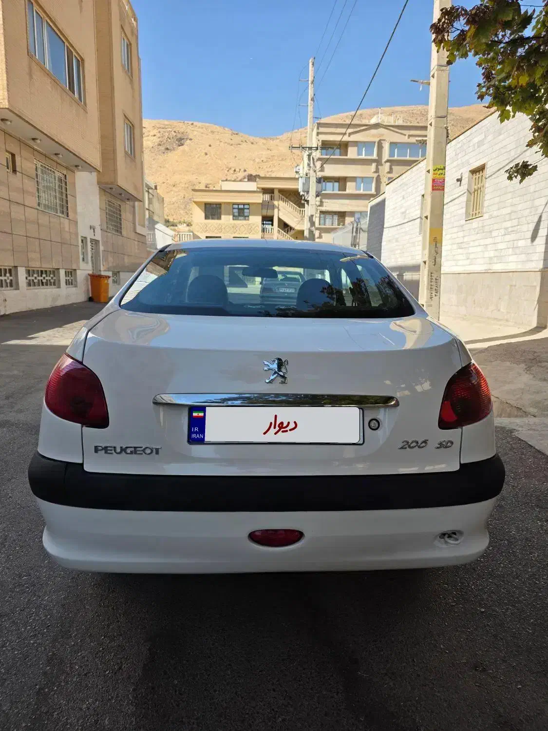 پژو ۲۰۶ صندوق دار v9 - 1388
