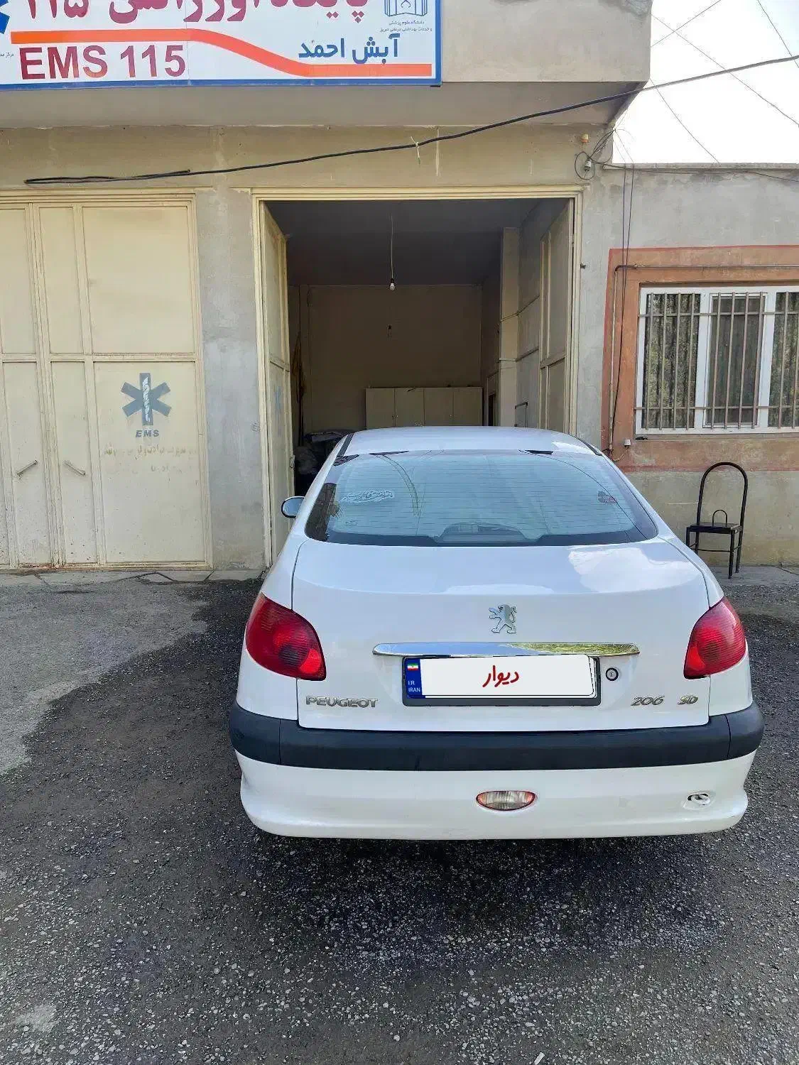 پژو ۲۰۶ صندوق دار v8 - 1390