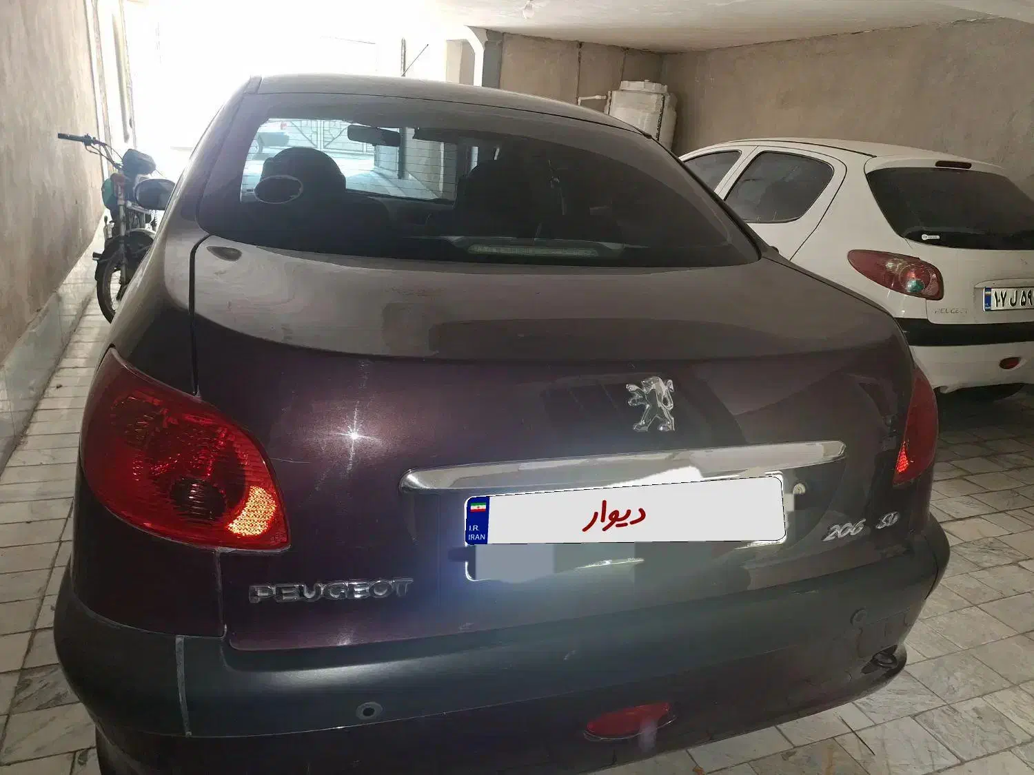 پژو ۲۰۶ صندوق دار v8 - 1397