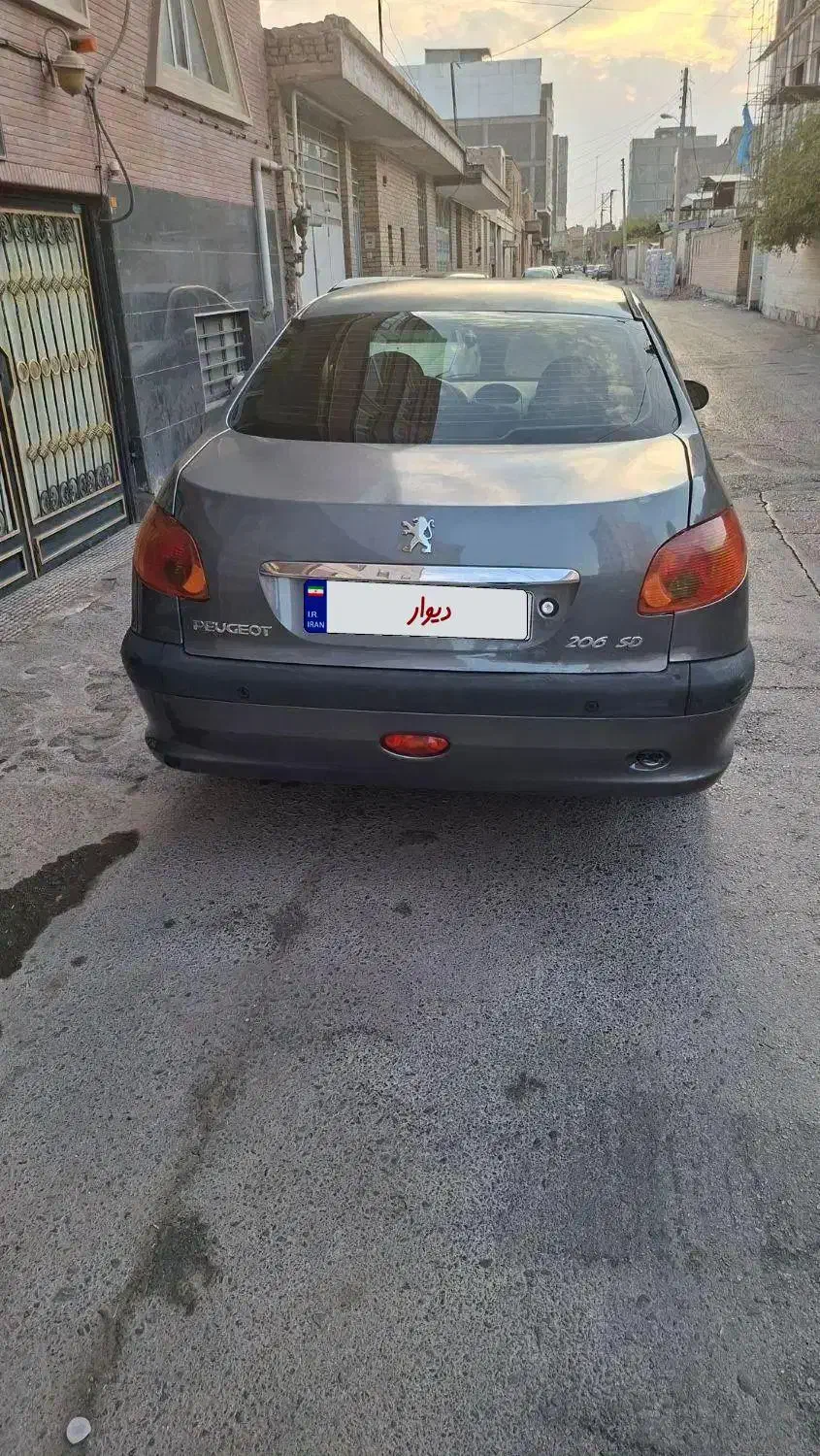 پژو ۲۰۶ صندوق دار v8 - 1393