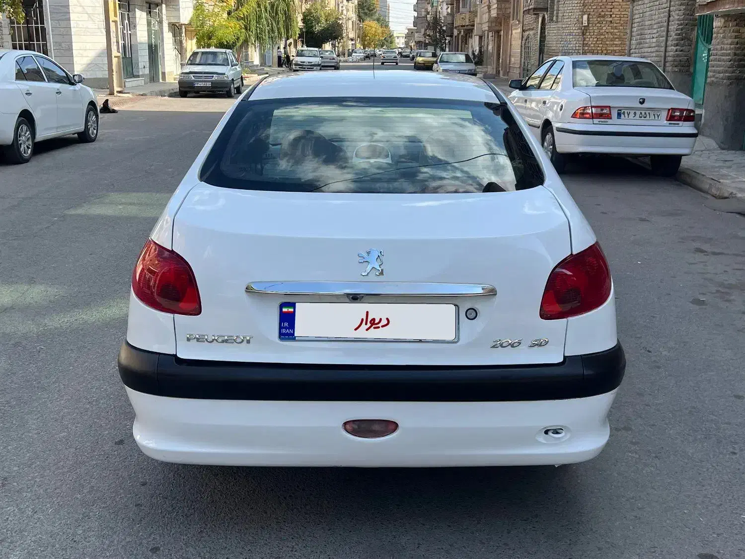 پژو ۲۰۶ صندوق دار v8 - 1388