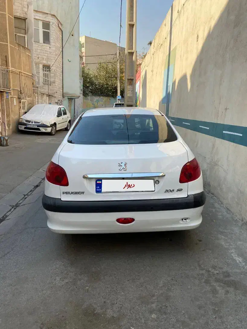 پژو ۲۰۶ صندوق دار v9 - 1390