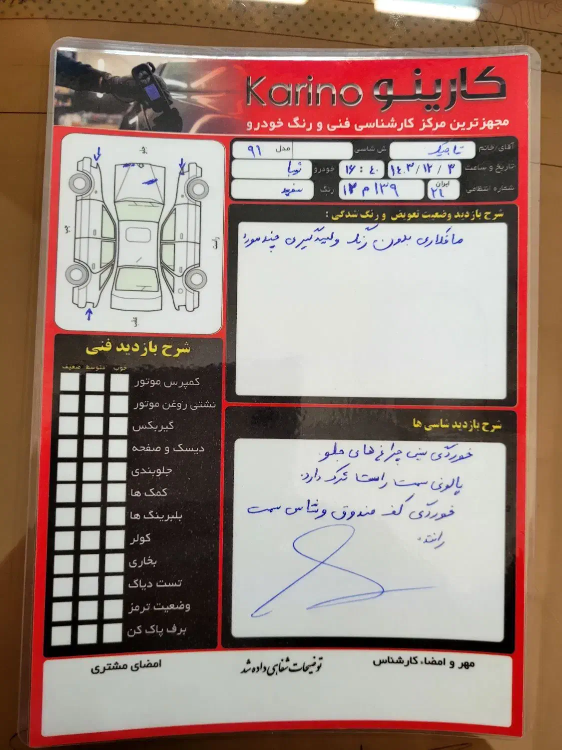 تیبا صندوق دار SX - 1391