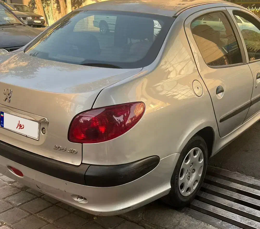 پژو ۲۰۶ صندوق دار v1 - 1386