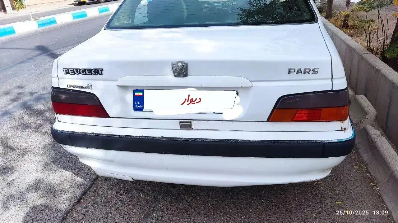 پژو پارس دوگانه سوز - 1387