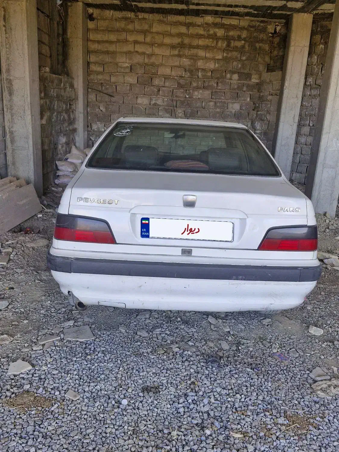 پژو پارس دوگانه سوز - 1386