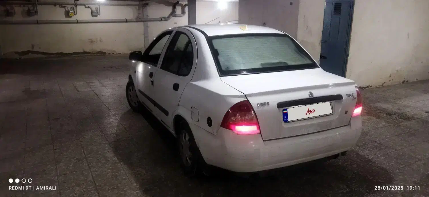 تیبا صندوق دار SX دوگانه سوز - 1393