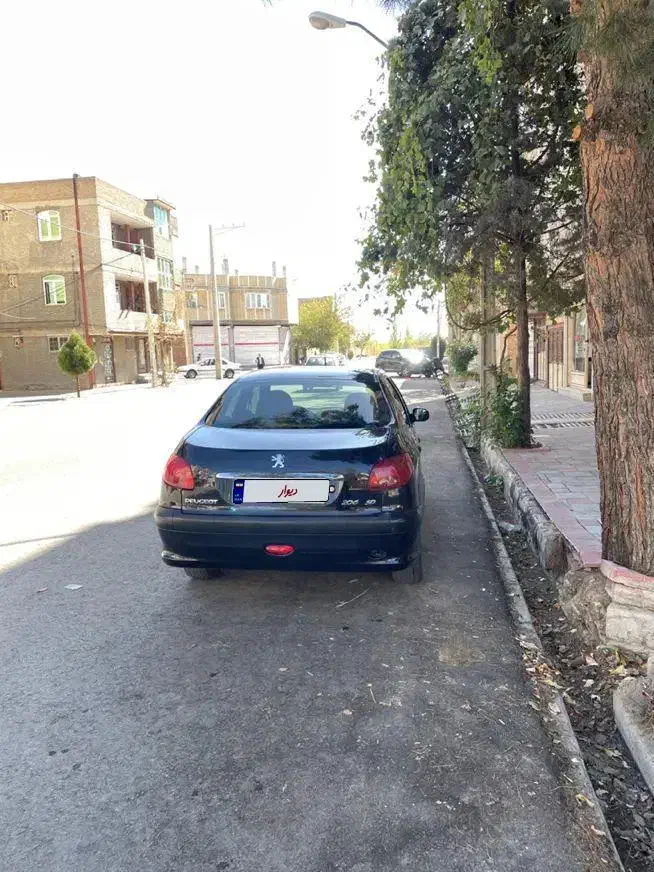 پژو ۲۰۶ صندوق دار v20 - 1388
